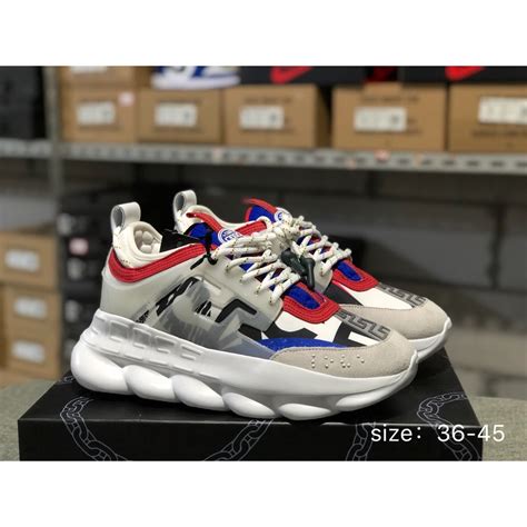 versace chain reaction white replica|versace chain reaction sale.